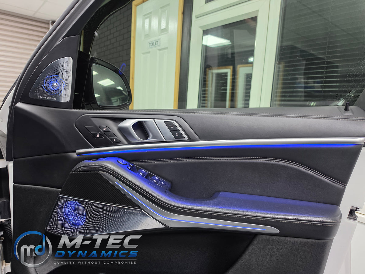 BMW X5 G05 DOOR PANEL AMBIENT LIGHTING STRIP UPGRADE (INC.FITTING)
