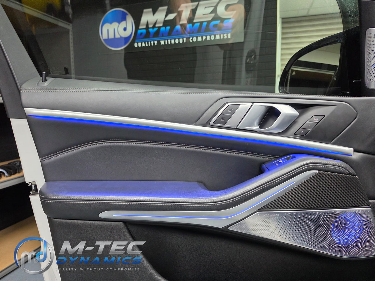 BMW X5 G05 DOOR PANEL AMBIENT LIGHTING STRIP UPGRADE (INC.FITTING)