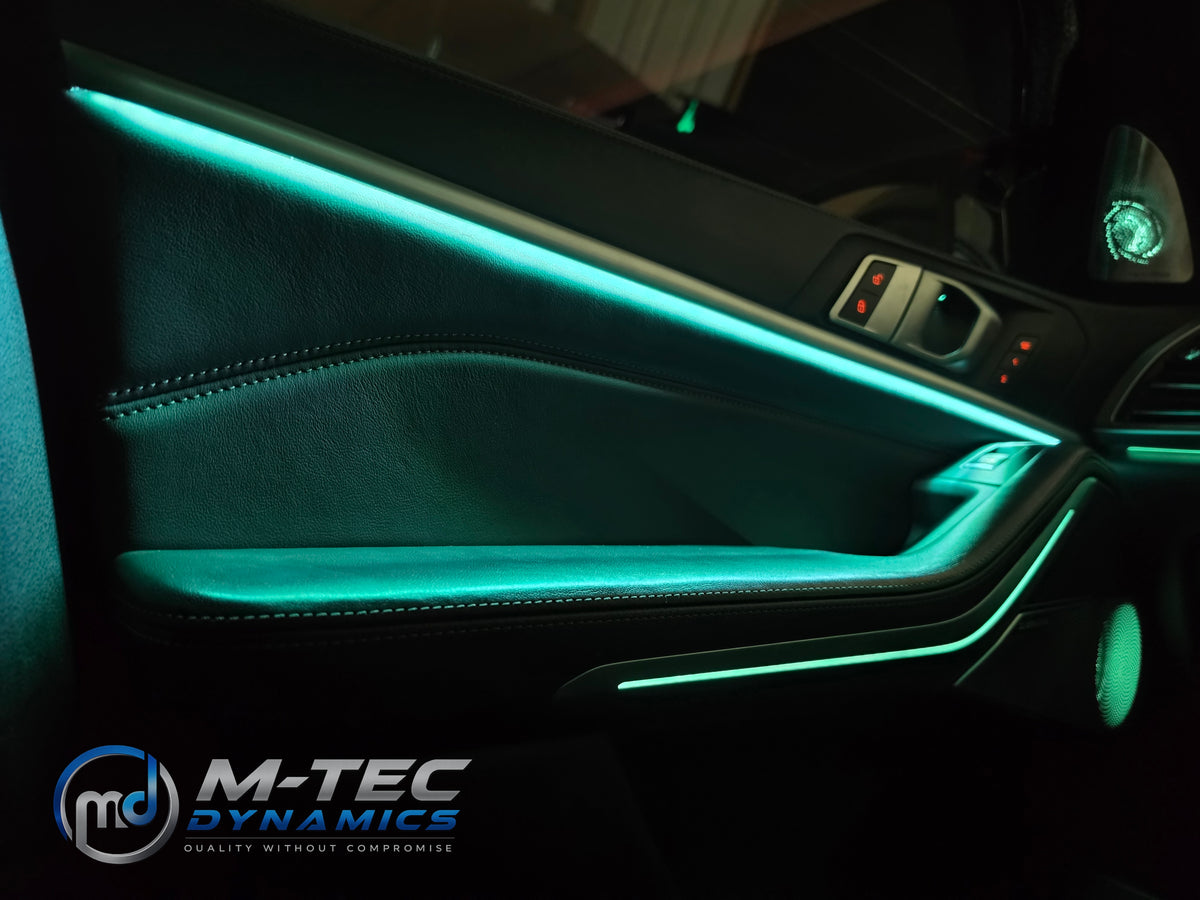 BMW X5 G05 DOOR PANEL AMBIENT LIGHTING STRIP UPGRADE (INC.FITTING)