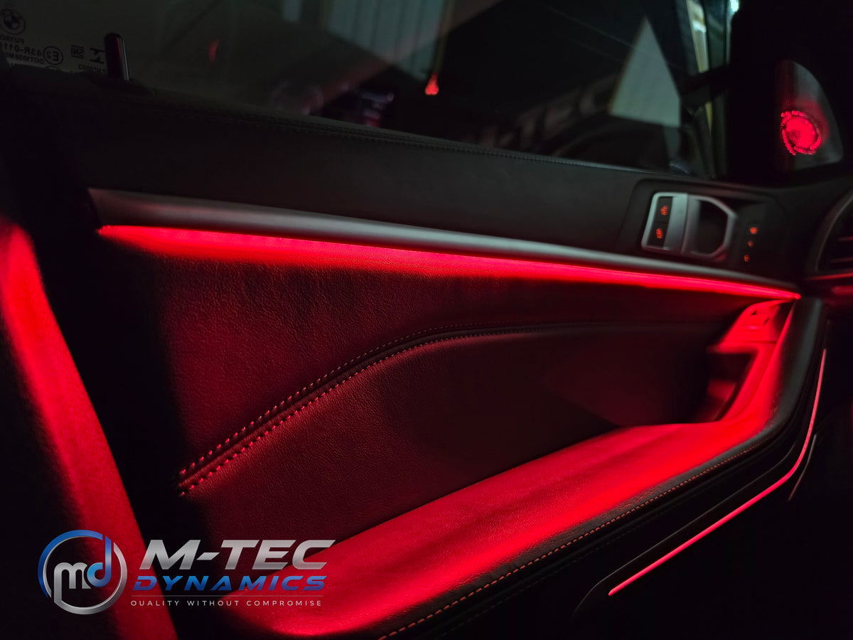 BMW X5 G05 DOOR PANEL AMBIENT LIGHTING STRIP UPGRADE (INC.FITTING)