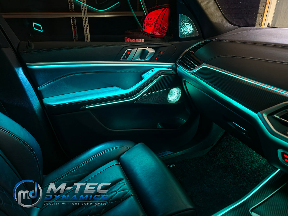 BMW X5 G05 DOOR PANEL AMBIENT LIGHTING STRIP UPGRADE (INC.FITTING)