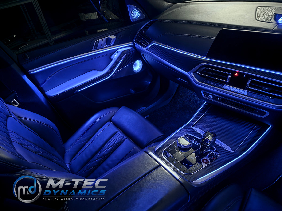 BMW X5 G05 DOOR PANEL AMBIENT LIGHTING STRIP UPGRADE (INC.FITTING)