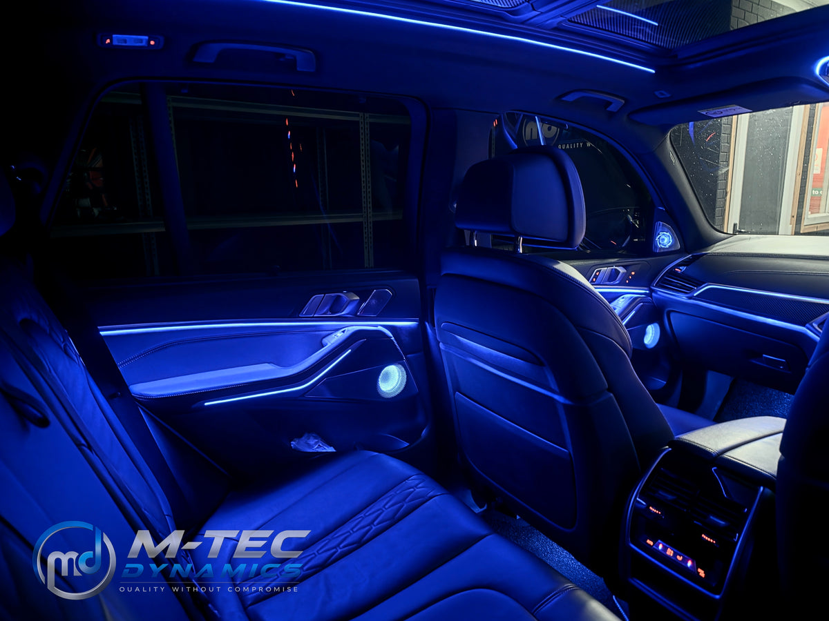 BMW X5 G05 DOOR PANEL AMBIENT LIGHTING STRIP UPGRADE (INC.FITTING)