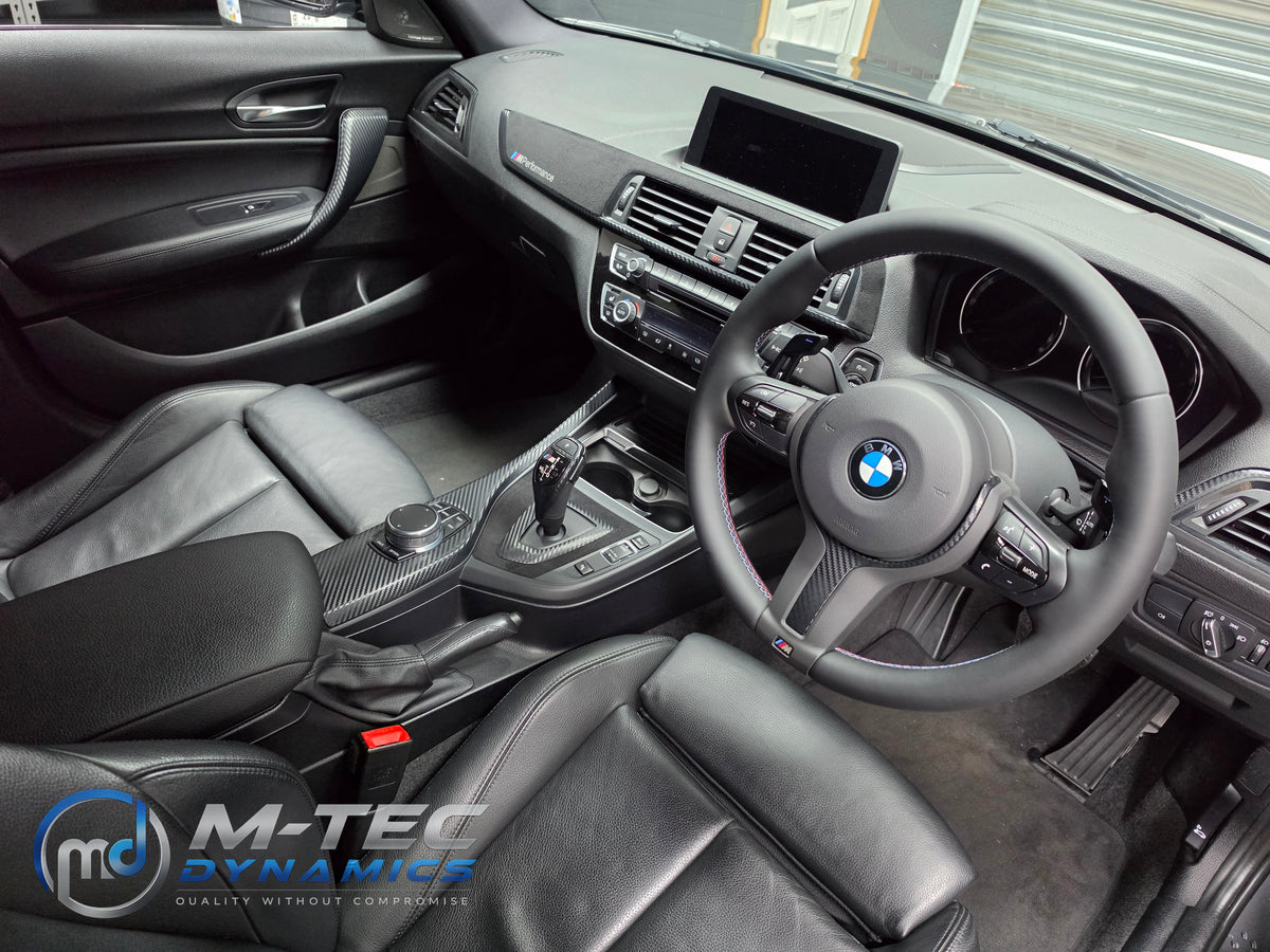 WRAPPING SERVICE - BMW F20 F21 F22 F23 LCI-2 PERFORMANCE STYLE INTERIOR TRIM SET - 3D CARBON