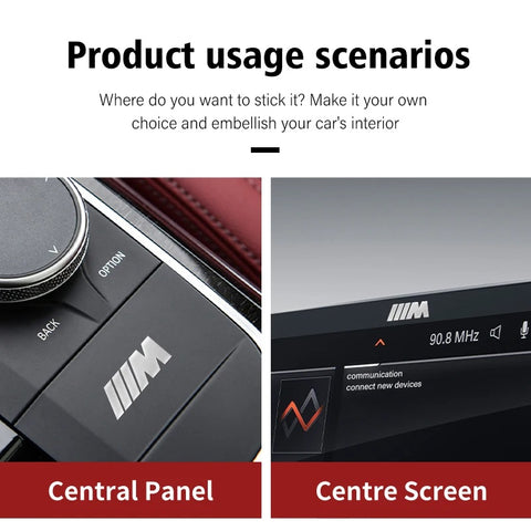 BMW ///M STICKER - SILVER