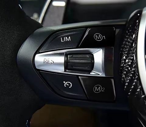 BMW F-SERIES GLOSS BLACK STEERING WHEEL BUTTONS M1 M2 - F2X F3X X5M X6M F8X M3 M4 M5 M6