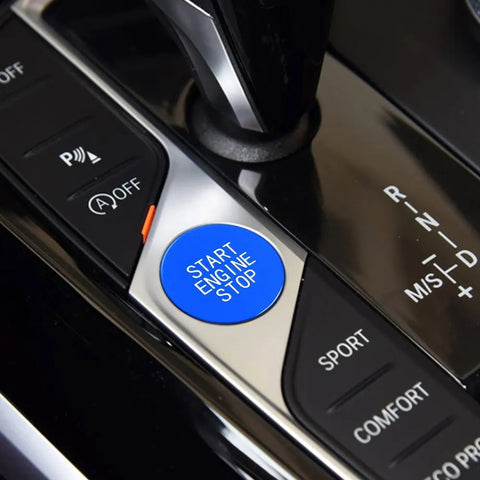 BMW G-SERIES BLUE ENGINE START BUTTON - 1/3/4/8/X/Z SERIES G20 G22 G29 G05 G06
