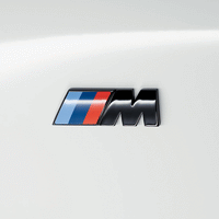 BMW ///M GLOSS BLACK SIDE WING BADGES (PAIR)
