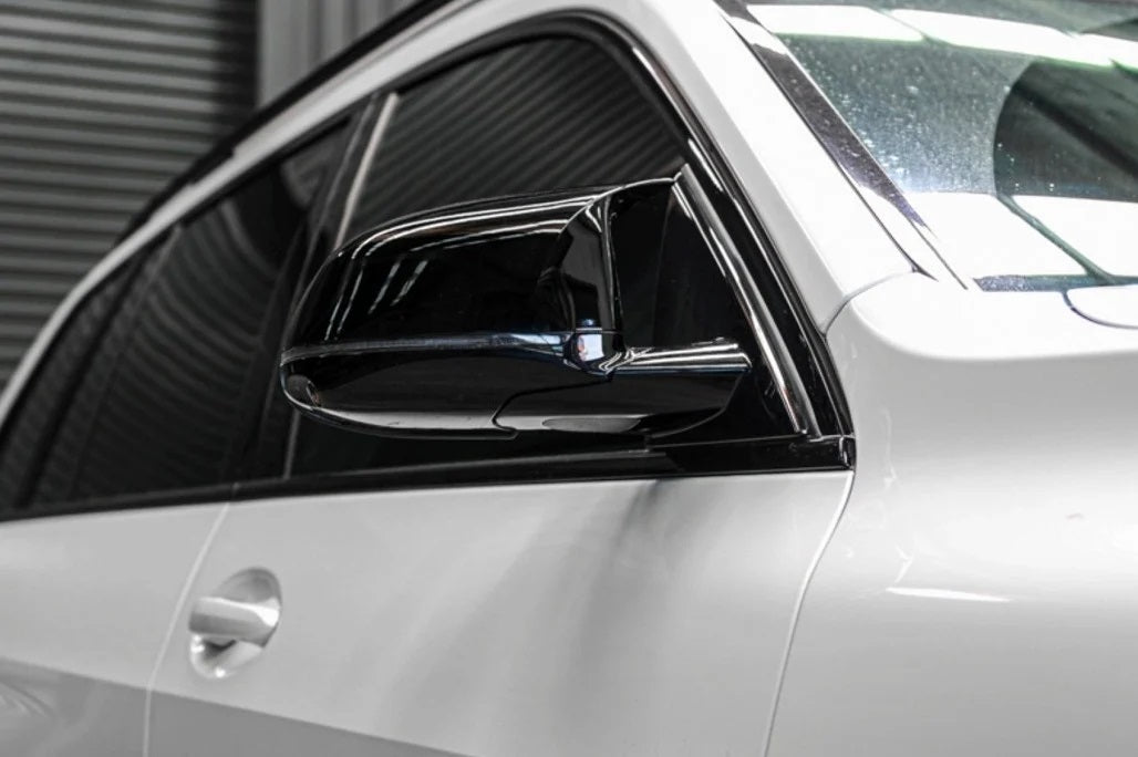 BMW ///M STYLE GLOSS BLACK WING MIRROR COVERS - G01 X3 / G02 X2 / G05 X5 / G06 X6