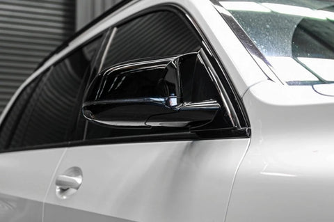 BMW ///M STYLE GLOSS BLACK WING MIRROR COVERS - G01 X3 / G02 X2 / G05 X5 / G06 X6