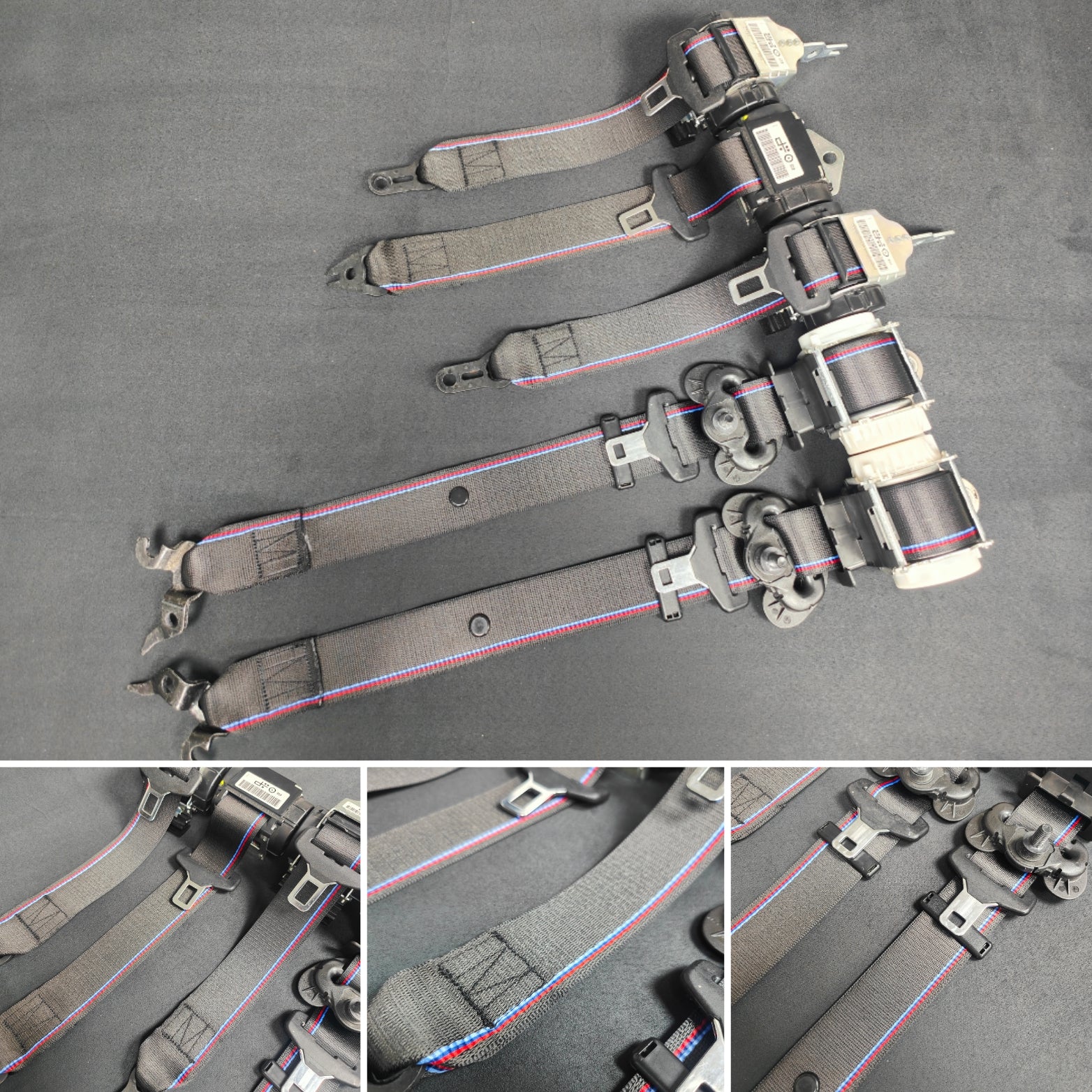 BMW 3-SERIES E90 SALOON (M3) COMPETITION FRONT & REAR SEAT BELT SET
