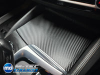 BMW G30 G31 INTERIOR TRIM SET WRAPPING SERVICE - TEXTURED BLACK CARBON