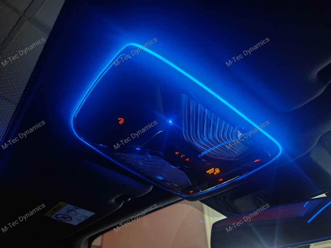 BMW COURTESY ROOF LED AMBIENT LIGHTING - 1 2 3 4 5 6 GT 7 8 X Series G20 G30 G05 G06 G07 G01 G80 i3 i4 M3 M4