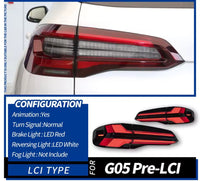 BMW G05 X5 LCI STYLE LED REAR LIGHT SET