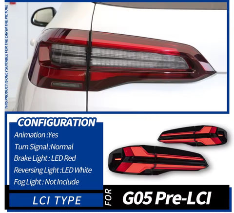 BMW G05 X5 LCI STYLE LED REAR LIGHT SET