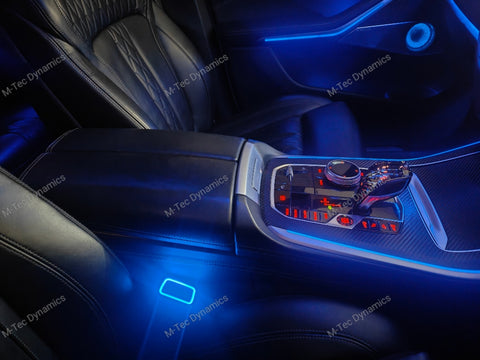 BMW LED SEAT BELT BUCKLE LED AMBIENT LIGHTING (15 COLOURS) - 1 2 3 4 5 6 GT 7 8 X Series G20 G30 G05 G06 G07 G01 G80 i3 i4 M3 M4