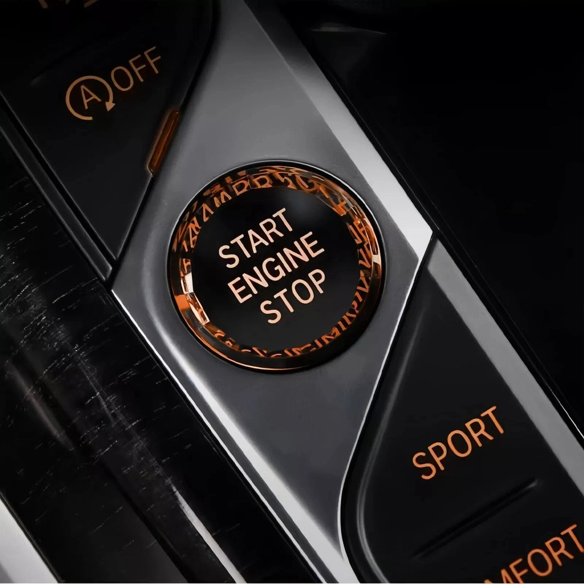 BMW G-SERIES CRYSTAL ENGINE START BUTTON - 1/3/4/8/X/Z SERIES G20 G22 G29 G05 G06