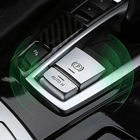 BMW F-SERIES SILVER P PARK BUTTON COVERS - 5/6 SERIES F10 F06 F11 F12 F13 F15 X5 / F16 X6