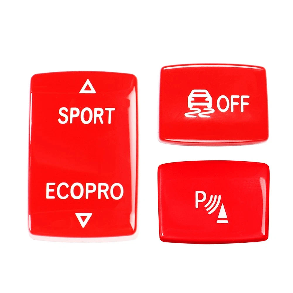 BMW F-SERIES RED DRIVE MODE & PDC BUTTONS - 1/2/3/4/5 SERIES F1X F2X F3X F30 F32