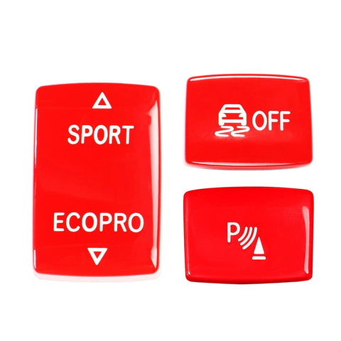 BMW F-SERIES RED DRIVE MODE & PDC BUTTONS - 1/2/3/4/5 SERIES F1X F2X F3X F30 F32