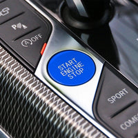 BMW G-SERIES BLUE ENGINE START BUTTON - 1/3/4/8/X/Z SERIES G20 G22 G29 G05 G06