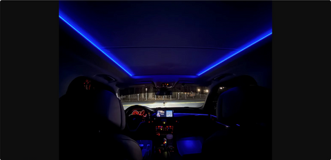 BMW X5 G05 PANORAMIC SUNROOF LED AMBIENT LIGHTING UPGRADE (INC.FITTING)