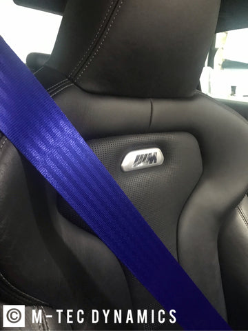 BMW 1-SERIES E87 5DR HATCH BLUE FRONT SEAT BELT SET