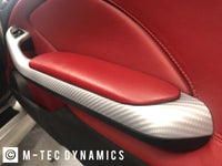 REMOVAL, WRAP & REFIT SERVICE - BMW E46 COUPE / CONVERTIBLE INTERIOR TRIM SET - SILVER CARBON