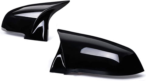 BMW ///M STYLE GLOSS BLACK WING MIRROR COVERS - 1/2/3/4 SERIES F2X F3X