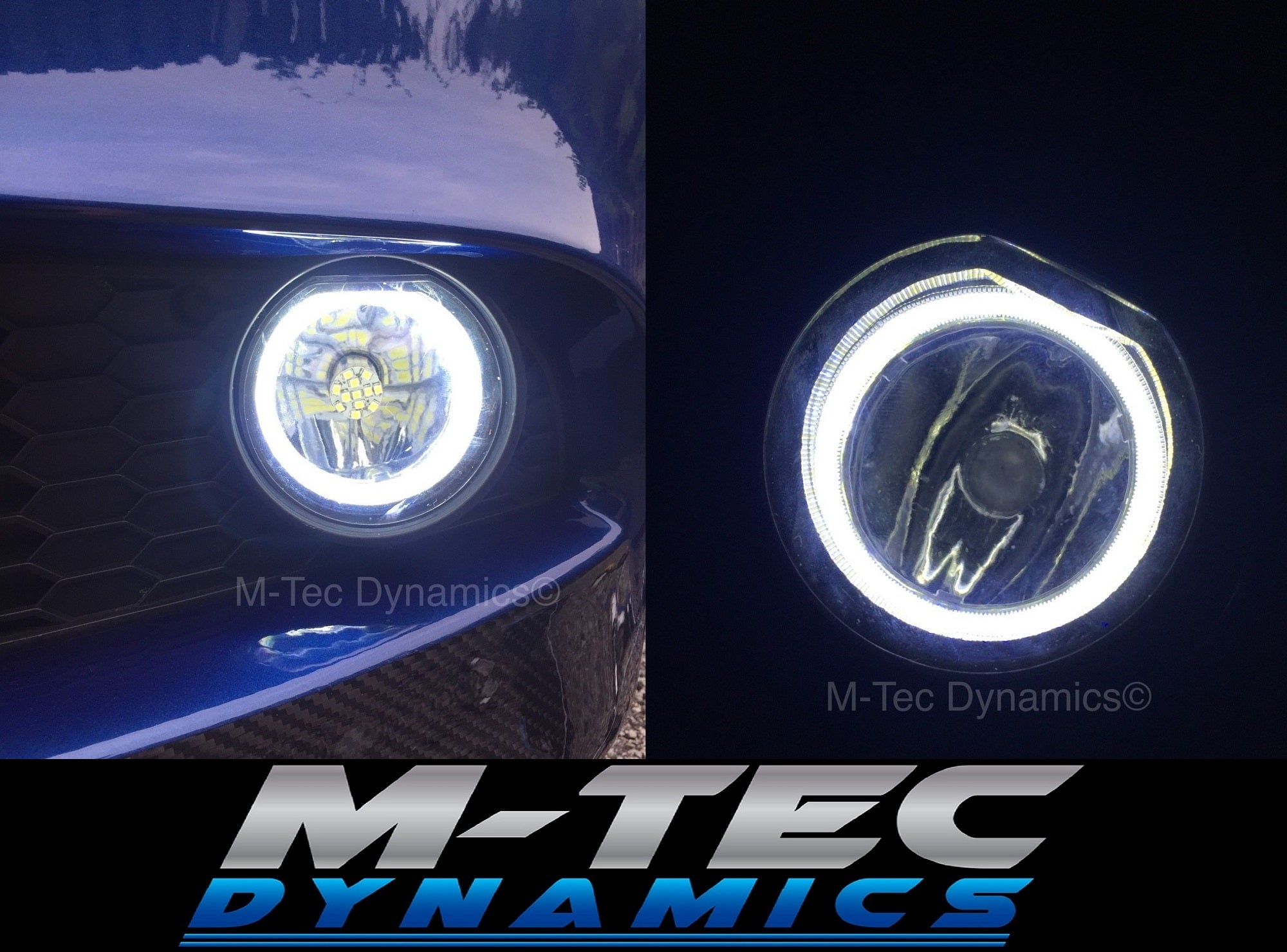 BMW E90 DRL HALO ANGEL RING LED FOG LIGHTS