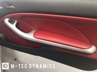 REMOVAL, WRAP & REFIT SERVICE - BMW E46 COUPE / CONVERTIBLE INTERIOR TRIM SET - SILVER CARBON