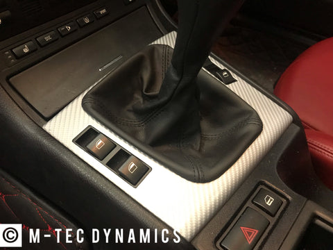 WRAPPING SERVICE - BMW E46 COUPE / CONVERTIBLE INTERIOR TRIM SET - SILVER CARBON