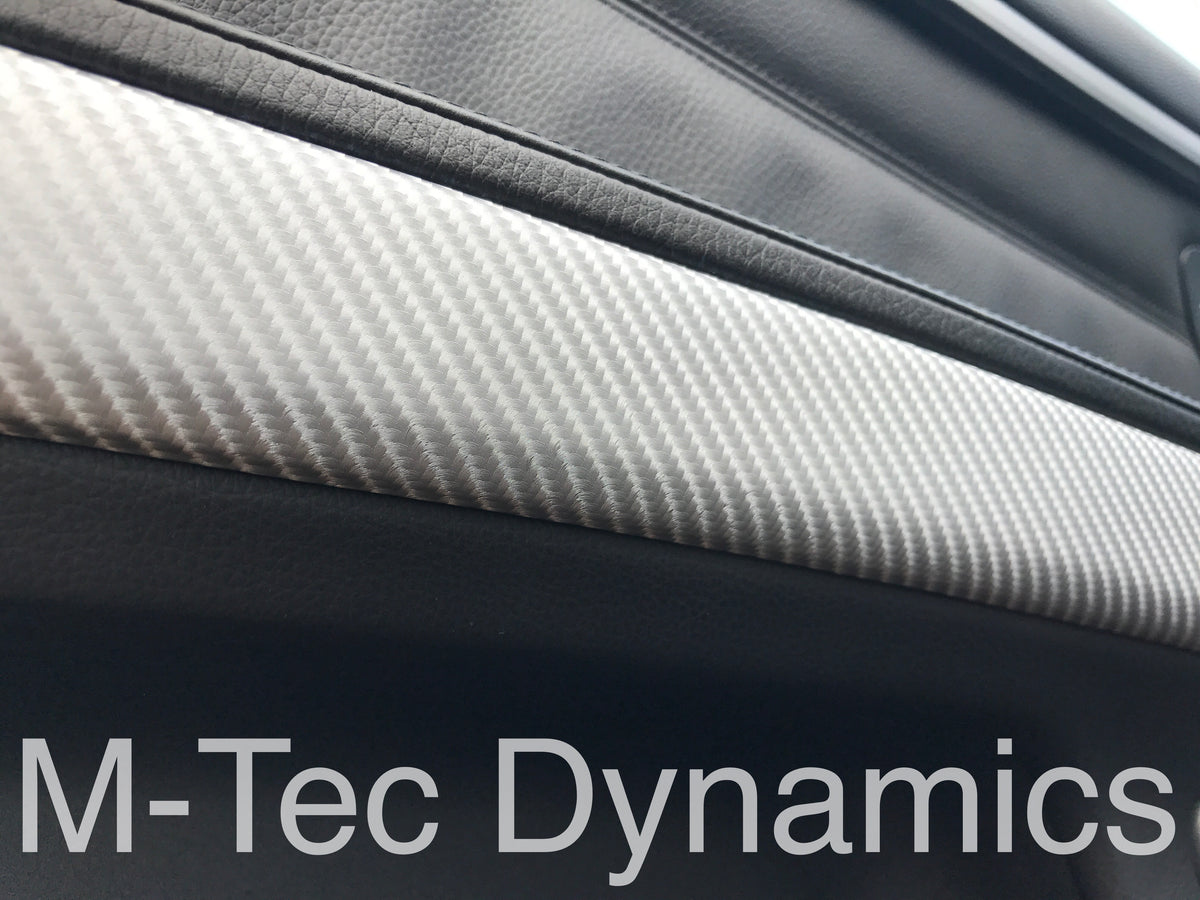 WRAPPING SERVICE - BMW E90 E91 E92 E93 INTERIOR TRIM SET - SILVER 4D CARBON