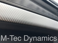 WRAPPING SERVICE - BMW E90 E91 E92 E93 INTERIOR TRIM SET - SILVER 4D CARBON