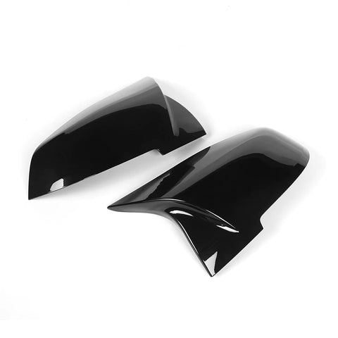 BMW ///M STYLE GLOSS BLACK WING MIRROR COVERS - 1/2/3/4 SERIES F2X F3X