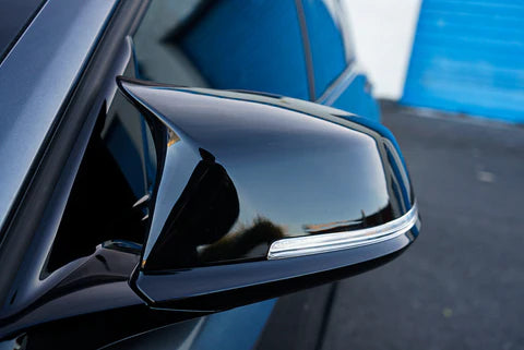 BMW ///M STYLE GLOSS BLACK WING MIRROR COVERS - 1/2/3/4 SERIES F2X F3X