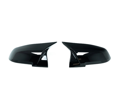 BMW ///M STYLE GLOSS BLACK WING MIRROR COVERS - 1/2/3/4 SERIES F2X F3X