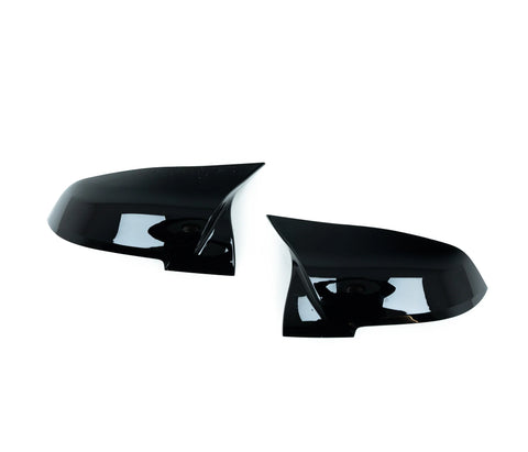 BMW ///M STYLE GLOSS BLACK WING MIRROR COVERS - 1/2/3/4 SERIES F2X F3X