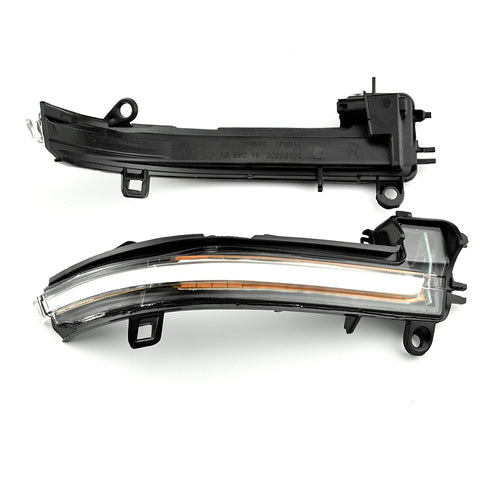 BMW DYNAMIC SEQUENTIAL LED MIRROR INDICATORS - WHITE LENS - 1/2/3/4 SERIES F2X F3X