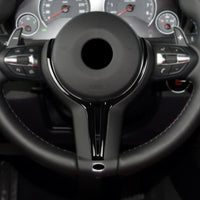 BMW F-SERIES ///M GLOSS BLACK STEERING WHEEL TRIM - 2/3/4/5 SERIES M2 M3 M4 M5 M6