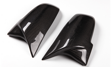BMW ///M STYLE CARBON FIBRE WING MIRROR COVERS - 1/2/3/4 SERIES F2X F3X