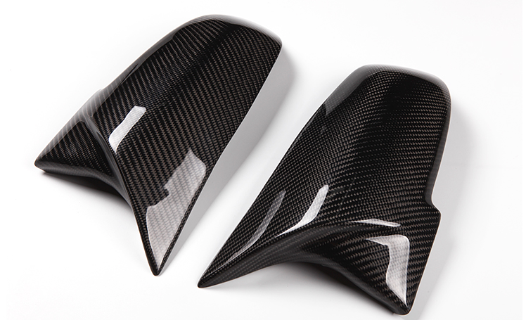 BMW ///M STYLE CARBON FIBRE WING MIRROR COVERS - 5 / 6 SERIES - F10 F11 F06 F12 F13
