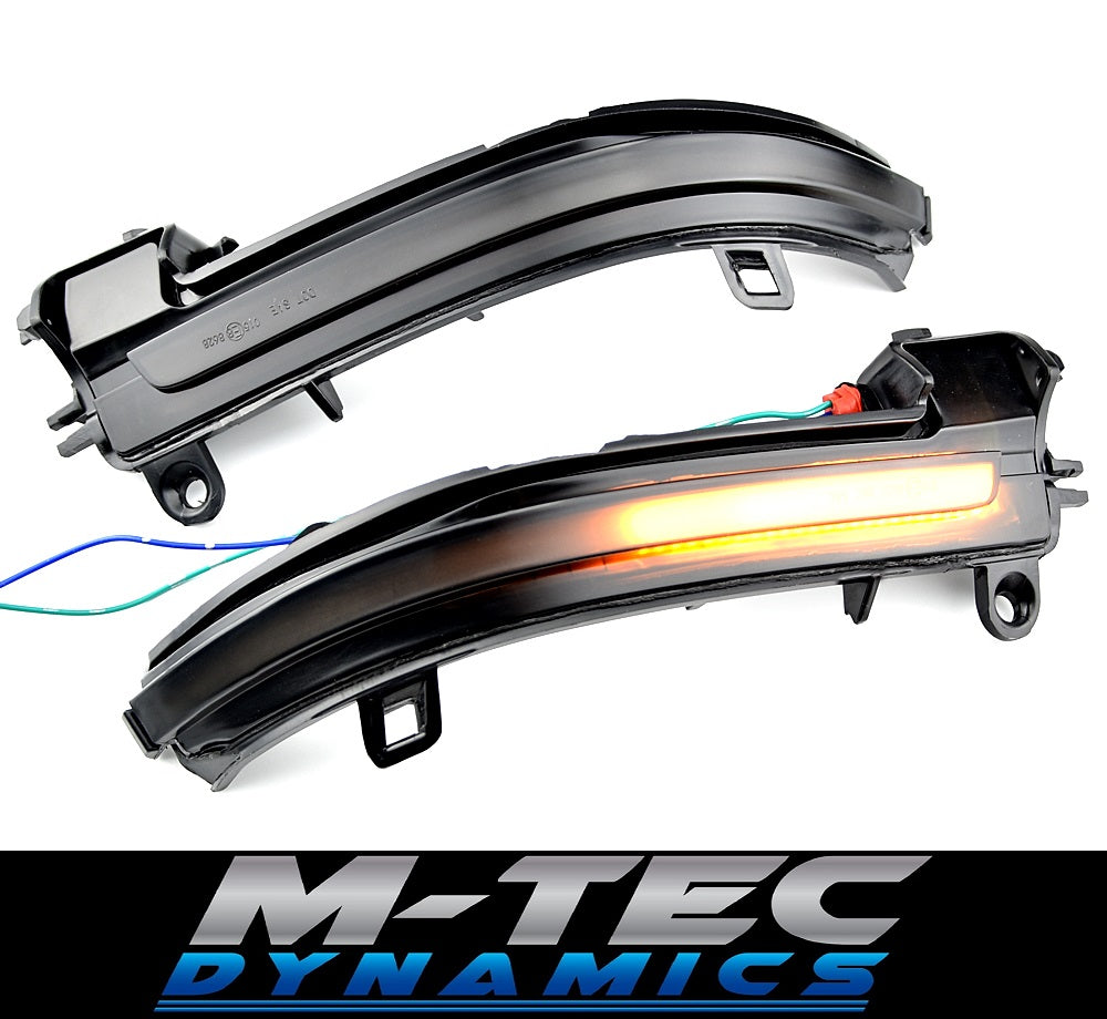 BMW DYNAMIC SEQUENTIAL LED MIRROR INDICATORS - SMOKED LENS - 5/6 SERIES LCI F10 F11 F06 F12 F13