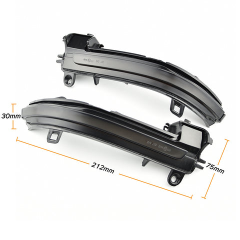 BMW DYNAMIC SEQUENTIAL LED MIRROR INDICATORS - SMOKED LENS - 1/2/3/4 SERIES F2X F3X