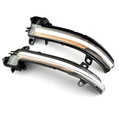 BMW DYNAMIC SEQUENTIAL LED MIRROR INDICATORS - WHITE LENS - 1/2/3/4 SERIES F2X F3X