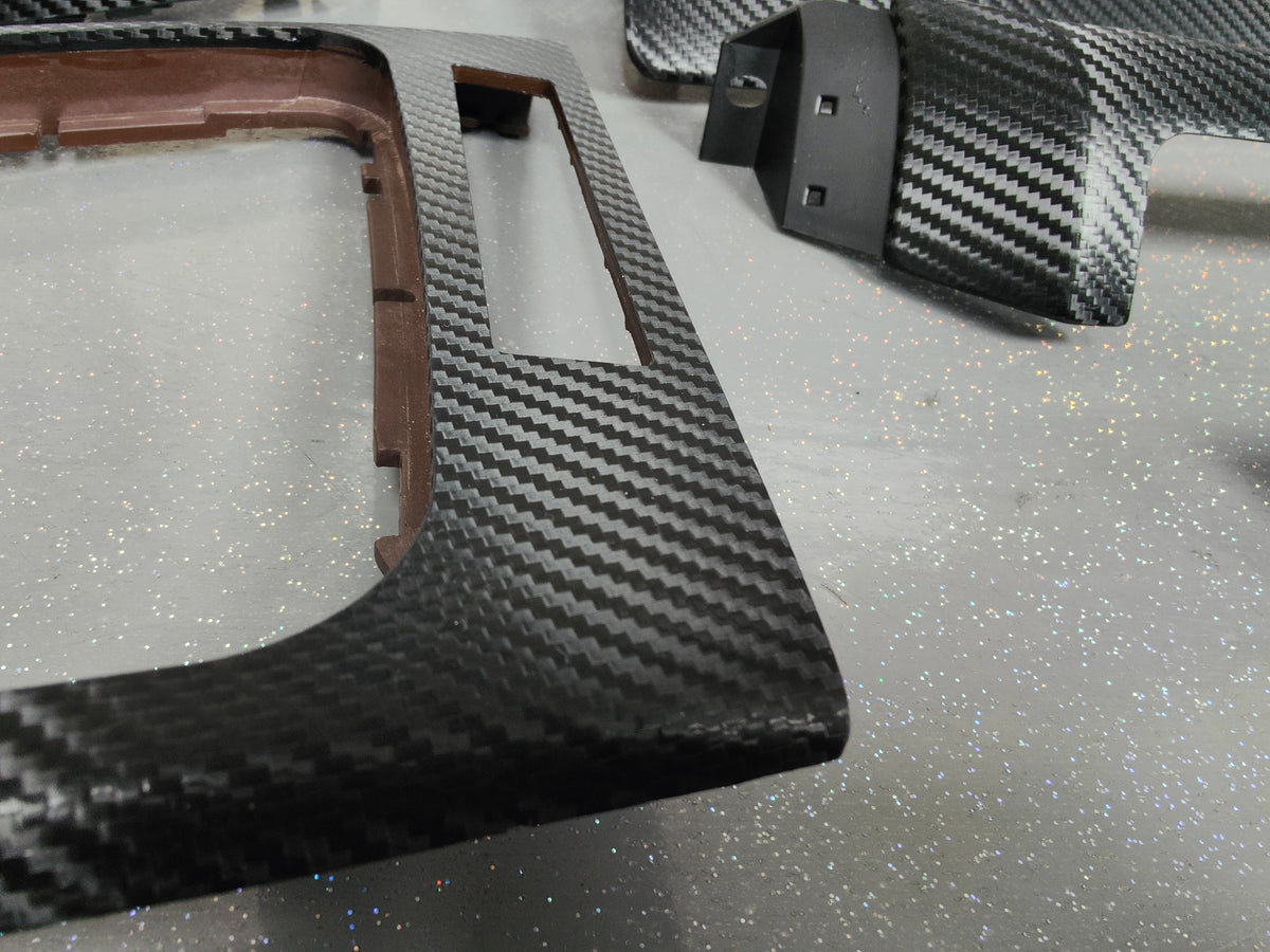 BMW E46 CONVERTIBLE INTERIOR TRIM SET - TEXTURED CARBON