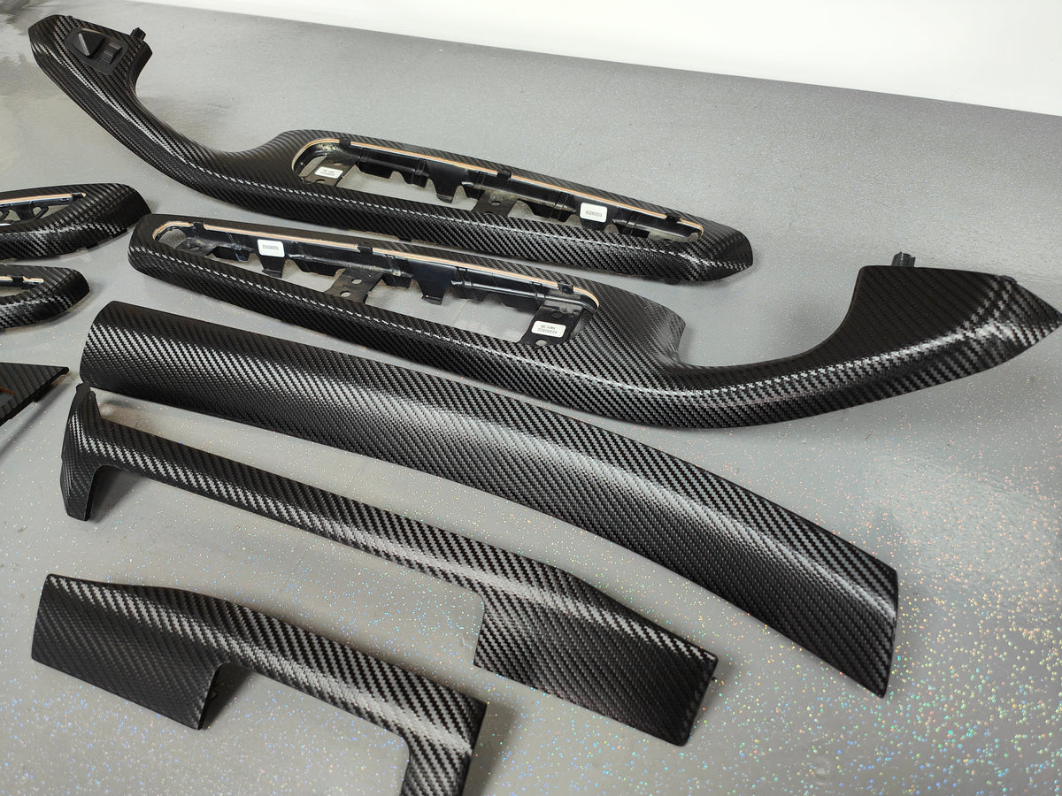 BMW E46 CONVERTIBLE INTERIOR TRIM SET - TEXTURED CARBON
