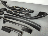 BMW E46 CONVERTIBLE INTERIOR TRIM SET - TEXTURED CARBON