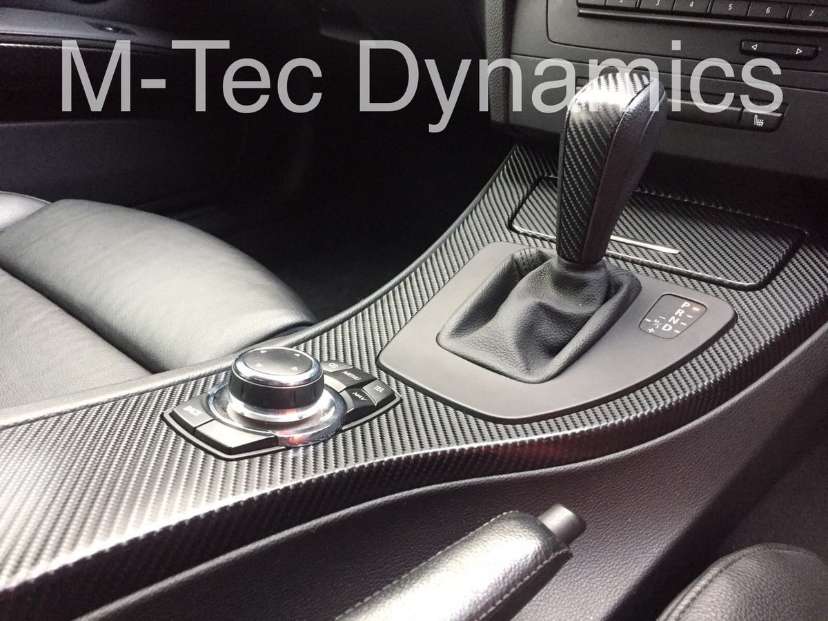 BMW E90 E91  INTERIOR TRIM SET - BLACK 4D CARBON - CIC LCI I-DRIVE