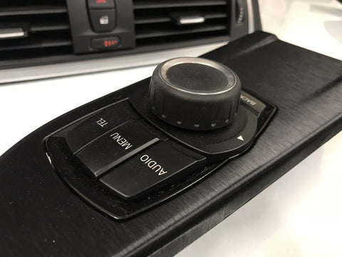 BMW F32 F82 M4 LCI INTERIOR TRIM SET - BLACK BRUSHED STEEL